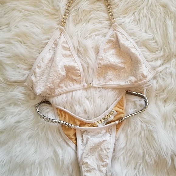 White Crystal Competition Suit - Picture 1 of 3